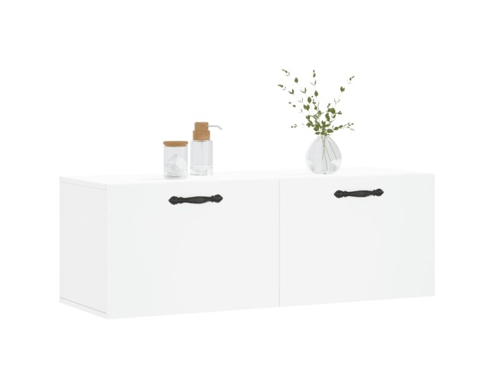 Sonata Dulap de perete, alb, 100x36,5x35 cm, lemn compozit