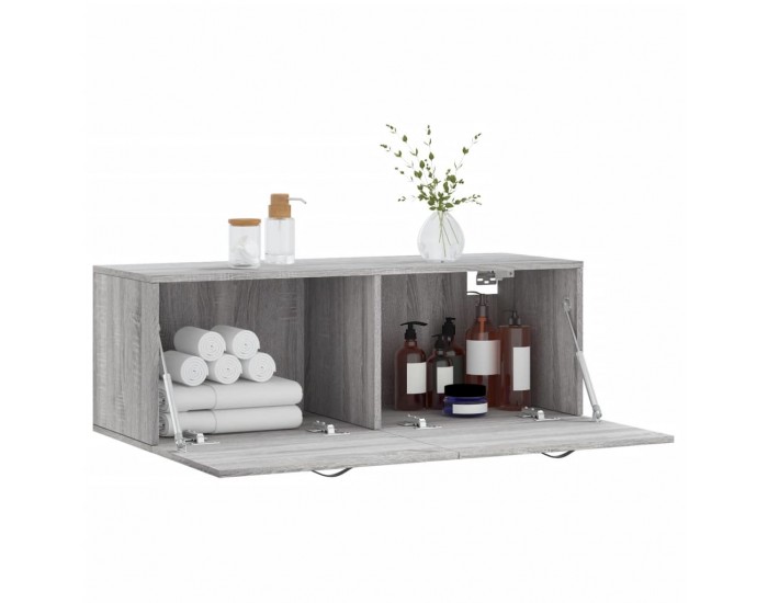 Sonata Dulap de perete, gri sonoma, 100x36,5x35 cm, lemn prelucrat