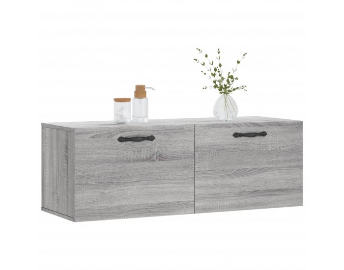 Sonata Dulap de perete, gri sonoma, 100x36,5x35 cm, lemn prelucrat