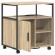 Sonata H Офис кабинет с зарядна станция дъб сонома 61 x 46 x 67 см