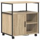Sonata H Офис кабинет с зарядна станция дъб сонома 61 x 46 x 67 см