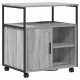 Sonata H Офис кабинет с зарядна станция Сив сонома 61 x 46 x 67 см