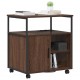 Sonata H Офис кабинет с зарядна станция Кафяв дъб 61 x 46 x 67 см