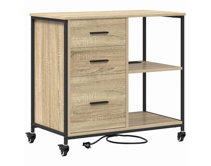 Sonata Cabinet cu Stație de Încărcare 76 x 41 x 72 cm Lemn prelucrat