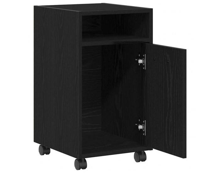 Sonata H Кабинет на колела отстрани с колело Черен дъб 33 x 38 x 60 см