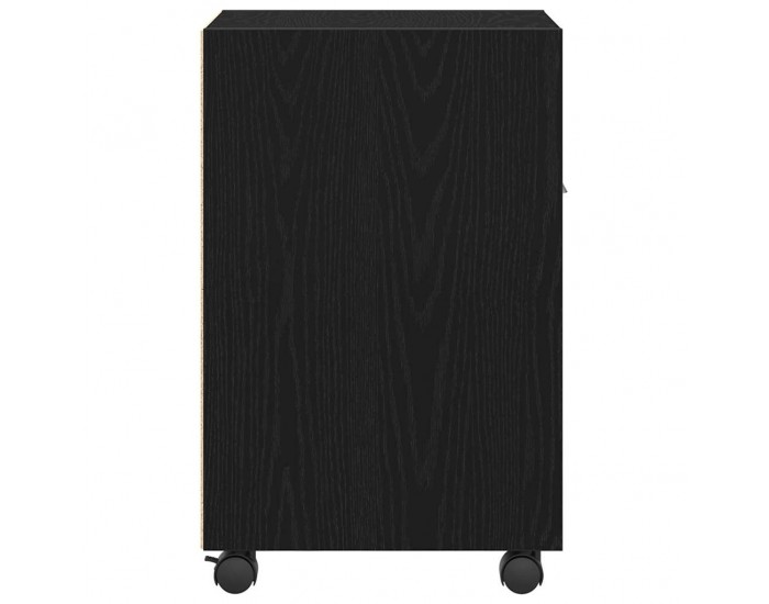 Sonata H Кабинет на колела отстрани с колело Черен дъб 33 x 38 x 60 см
