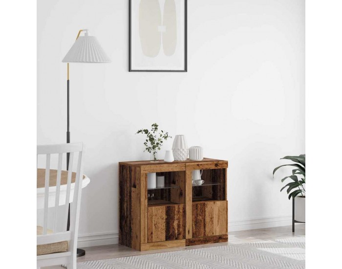 Sonata H Страничен шкаф 2 pcs Старо дърво 41 x 37 x 67 см