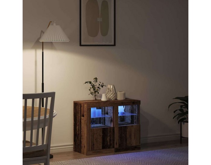 Sonata H Страничен шкаф 2 pcs Старо дърво 41 x 37 x 67 см