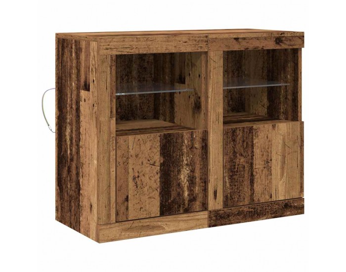 Sonata H Страничен шкаф 2 pcs Старо дърво 41 x 37 x 67 см