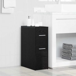 Sonata H Тънък шкаф за баня Черен дъб 22 x 44 x 61.5 см Инженерно дърво - Dulapuri