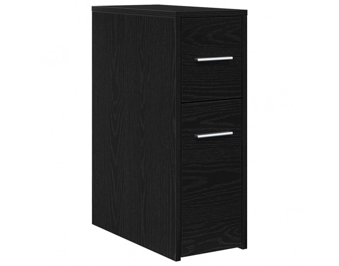 Sonata H Тънък шкаф за баня Черен дъб 22 x 44 x 61.5 см Инженерно дърво