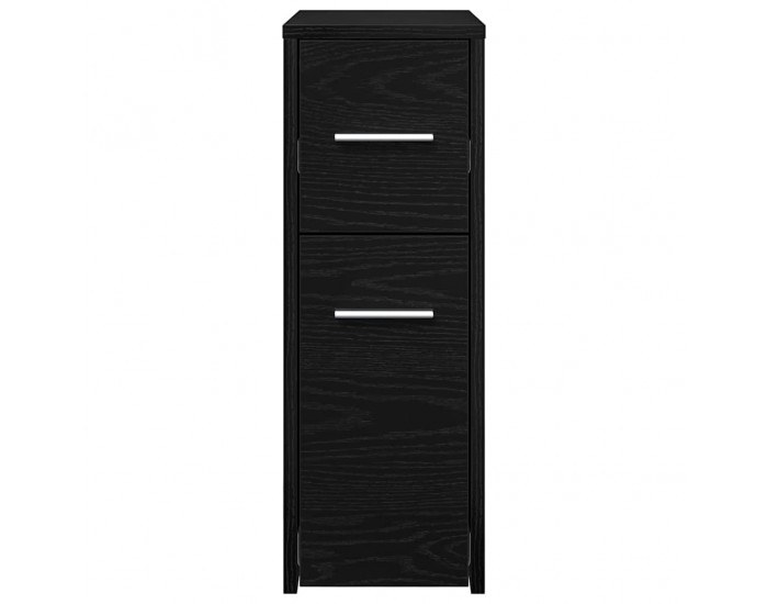 Sonata H Тънък шкаф за баня Черен дъб 22 x 44 x 61.5 см Инженерно дърво
