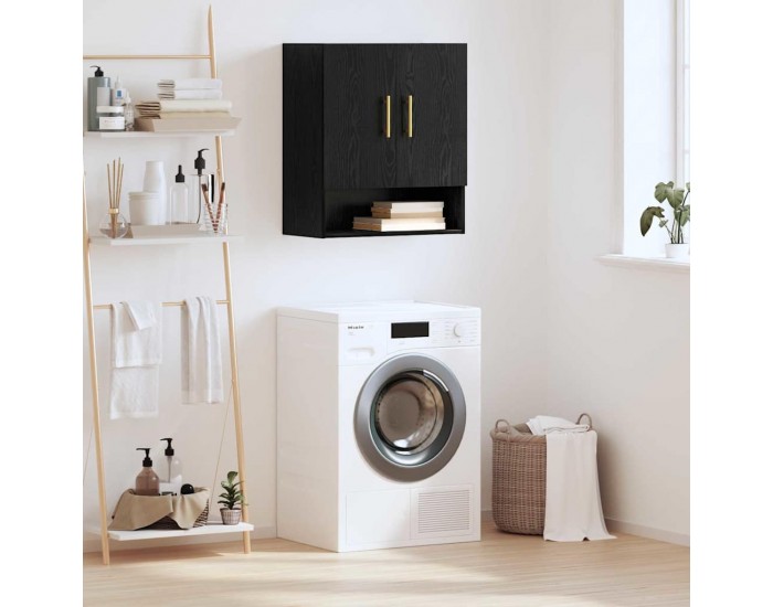 Sonata H Стенен шкаф Черен дъб 60 x 31 x 70 см Инженерно дърво