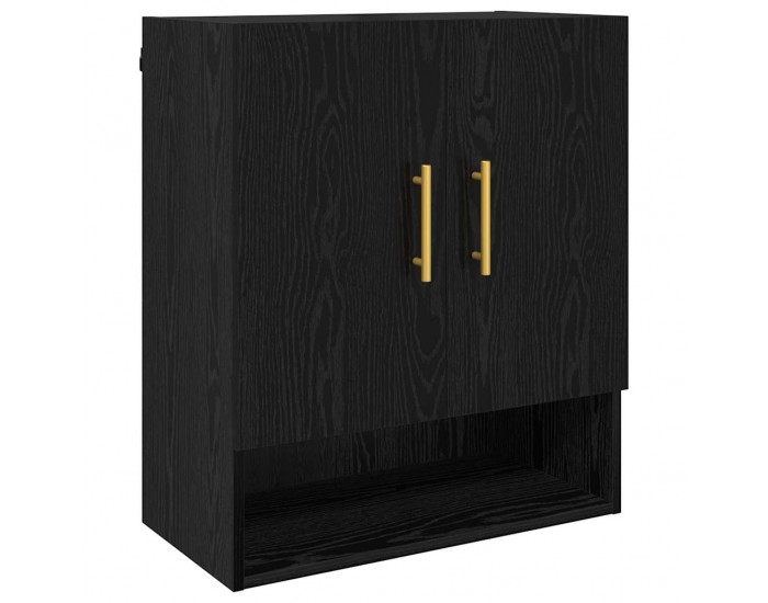 Sonata H Стенен шкаф Черен дъб 60 x 31 x 70 см Инженерно дърво