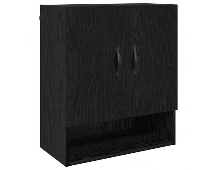 Sonata H Стенен шкаф Черен дъб 60 x 31 x 70 см Инженерно дърво