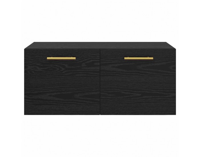 Sonata H Стенен шкаф Черен дъб 80 x 36.5 x 35 cm Инженерно дърво