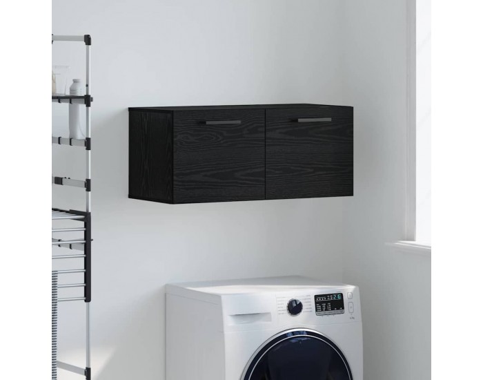 Sonata H Стенен шкаф Черен дъб 80 x 36.5 x 35 cm Инженерно дърво