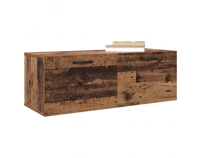 Sonata H Стенен шкаф старо дърво 100 x 36.5 x 35 cm Инженерно дърво