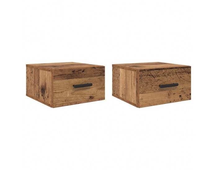 Sonata H Нощен шкаф 2 pcs Старо дърво 35 x 35 x 20 см Инженерно дърво