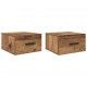 Sonata H Нощен шкаф 2 pcs Старо дърво 35 x 35 x 20 см Инженерно дърво