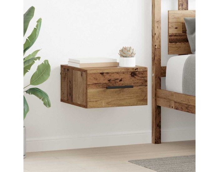 Sonata H Нощен шкаф Старо дърво 35 x 35 x 20 см Инженерно дърво