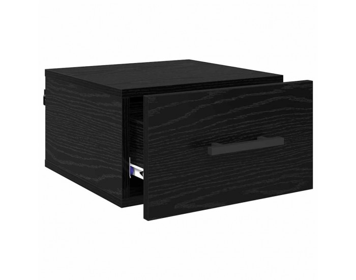 Sonata H Нощен шкаф Черен дъб 35 x 35 x 20 см Инженерно дърво