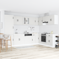 Sonata H Кухненски шкаф с врата Kalmar 2 pcs Бяло 80 x 46 x 81.5 см - Module Sonata