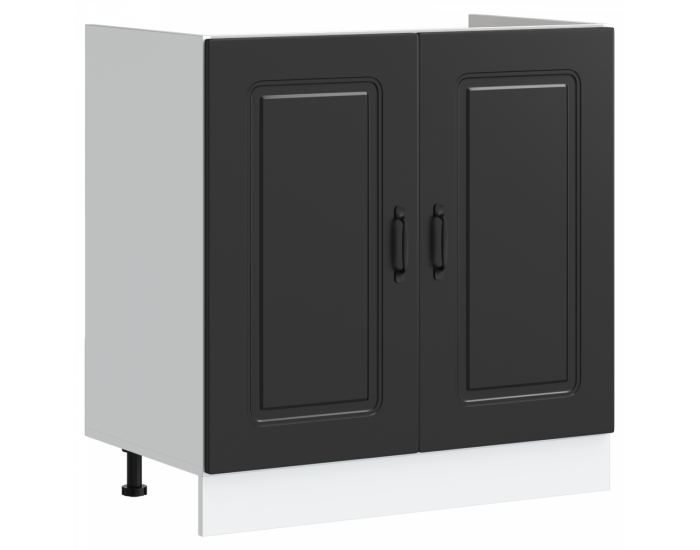 Sonata H Кухненски шкаф с врата Kalmar 2 pcs Черно 80 x 46 x 81.5 см