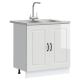 Sonata H Кухненски шкаф с врата Kalmar 2 pcs Бяло 80 x 46 x 81.5 см