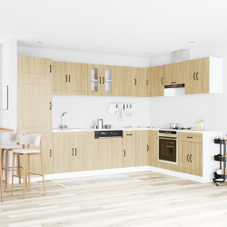 Sonata H Кухненски шкаф с врата Kalmar 2 pcs Кафяво 80 x 46 x 81.5 см - Module Sonata