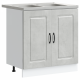 Sonata H Кухненски шкаф с врата Kalmar 2 pcs Сив 80 x 46 x 81.5 см