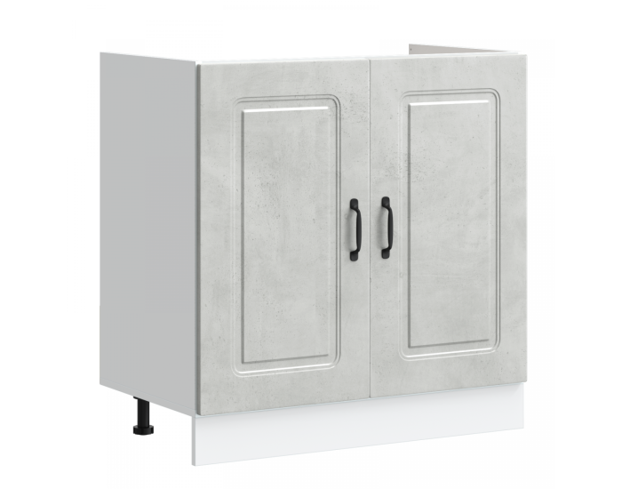 Sonata Dulap de bucătărie Kalmar Gri din beton 80 x 46 x 81,5 cm