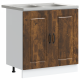 Sonata H Кухненски шкаф с врата Kalmar 2 pcs Кафяво 80 x 46 x 81.5 см