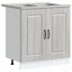 Sonata H Кухненски шкаф с врата Kalmar 2 pcs Сив 80 x 46 x 81.5 см