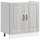 Sonata H Кухненски шкаф с врата Kalmar 2 pcs Сив 80 x 46 x 81.5 см