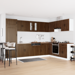 Sonata H Кухненски шкаф с врата Kalmar 2 pcs Кафяво 80 x 46 x 81.5 см - Module Sonata