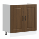 Sonata H Кухненски шкаф с врата Kalmar 2 pcs Кафяво 80 x 46 x 81.5 см