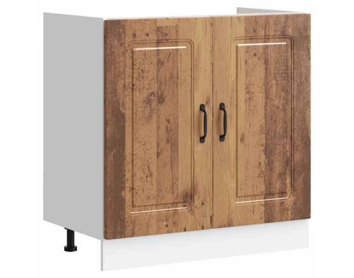 Sonata H Кухненски шкаф с врата Kalmar 2 pcs Кафяво 80 x 46 x 81.5 см