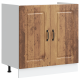Sonata H Кухненски шкаф с врата Kalmar 2 pcs Кафяво 80 x 46 x 81.5 см