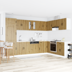 Sonata H Кухненски шкаф с врата Kalmar 2 pcs Кафяво 80 x 46 x 81.5 см - Module Sonata