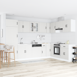 Sonata H Кухненски шкаф с врата Lucca 2 pcs Бяло 80 x 46 x 81.5 см - Module Sonata