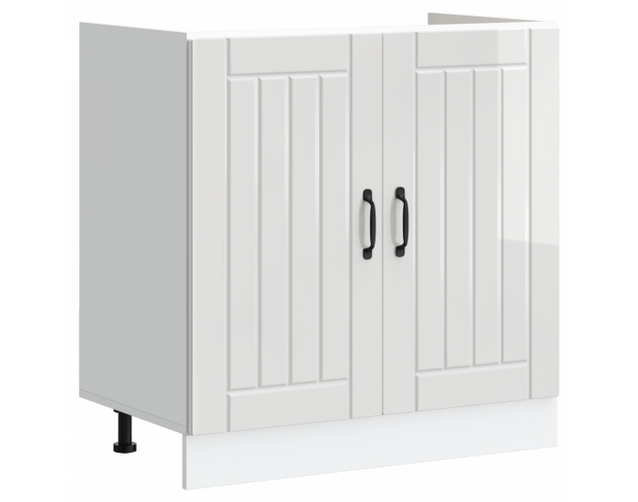 Sonata H Кухненски шкаф с врата Lucca 2 pcs Бяло 80 x 46 x 81.5 см