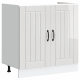 Sonata H Кухненски шкаф с врата Lucca 2 pcs Бяло 80 x 46 x 81.5 см