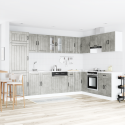 Sonata H Кухненски шкаф със съхранение Lucca 2 pcs Сив 80 x 46 x 81.5 см - Module Sonata