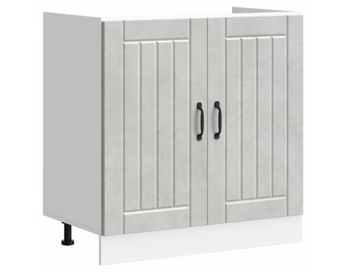 Sonata H Кухненски шкаф със съхранение Lucca 2 pcs Сив 80 x 46 x 81.5 см