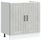 Sonata H Кухненски шкаф със съхранение Lucca 2 pcs Сив 80 x 46 x 81.5 см