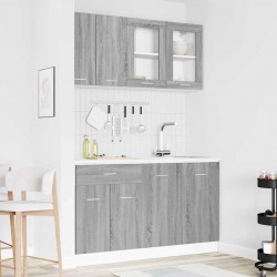 Sonata H Комплект кухненски шкафове с чекмедже Lyon 4 pcs Сив сонома - Bucătării modulare