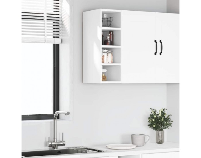 Sonata H Висящ шкаф Рига бял 20x29,5x60 см, инженерно дърво