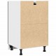 Sonata H Чекмеджетен шкаф Черен дъб 50 x 46 x 81.5 см Инженерно дърво