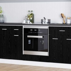 Sonata H Шкаф за фурна Riga Черен дъб 60 x 46 x 81.5 см Инженерно дърво - Module Sonata